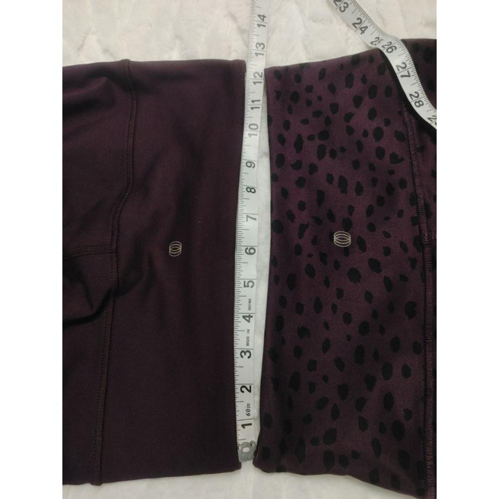 Bundle of 2 Butter Soft Women's Balance Collection Leggings Size M Purple Black - Picture 3 of 11